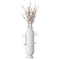 Uniquewise Decorative White Metal Floor Vase With 2 Gold Handles for Entryway, Living Room or Dining Room QI004444 - alternate 1